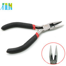 Jewelry Making Tools Flat Nose Pliers With Black Handle , ZYT0007